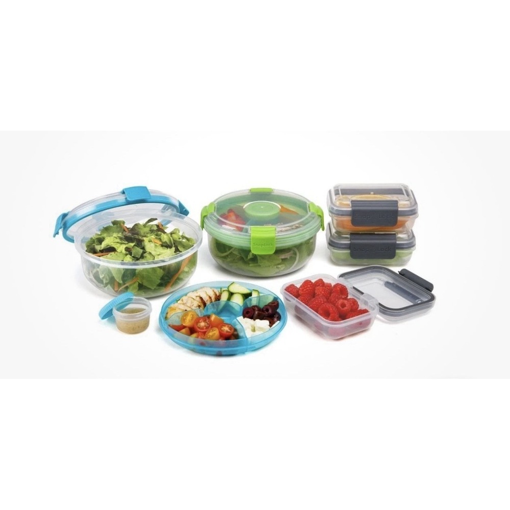 Progressive Snaplock Salad Container Set (14 Piece Set)- BRAND NEW IN‎ BOX